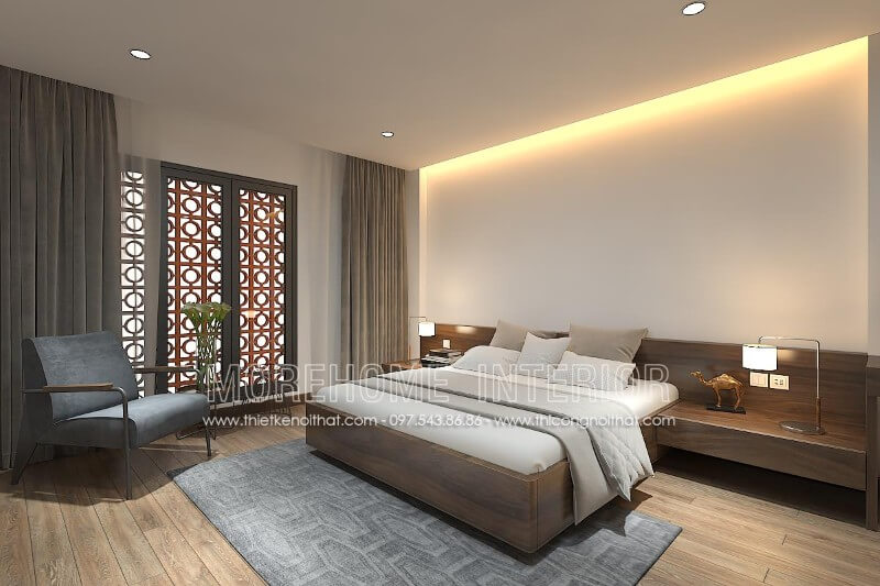 Giường ngủ chung cư gỗ công nghiệp Giường ngủ chung cư gỗ công nghiệp