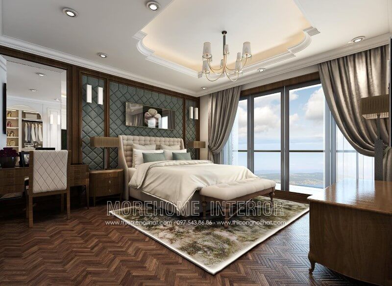 Giường ngủ chung cư được thiết kế độc đáo, lạ mắt thể hiện sự sang trọng cũng như gu thẩm mĩ của gia chủ, đây là mẫu giường ngủ được lựa chọn nhiều hiện này