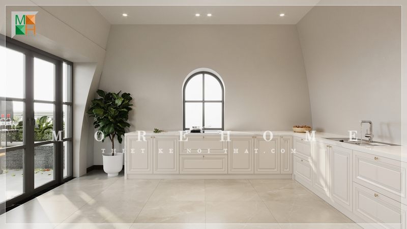 Mang sự tiện nghi và ấm áp đến với không gian sống của gia đình bằng những mẫu thiết kế phòng bếp đẹp và ấn tượng của đội ngũ KTS tại Morehome.